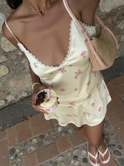 Women's Digital Print Loose Cami Top And Mini Skirt 2 Pieces Set | ChicGrl