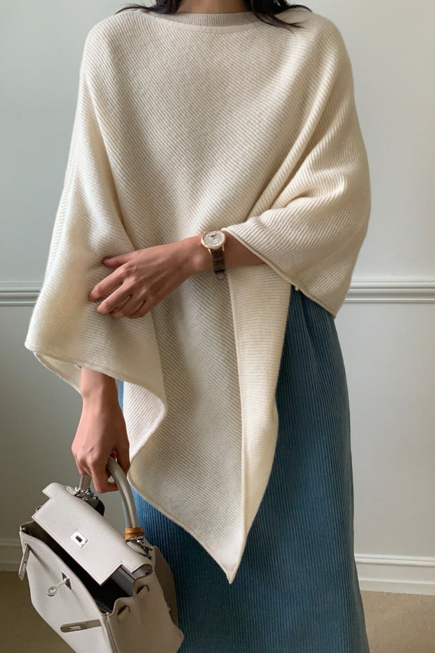 Elegant Knit Cape