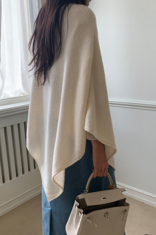 Elegant Knit Cape
