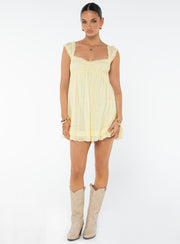 Carlita Mini Dress Yellow