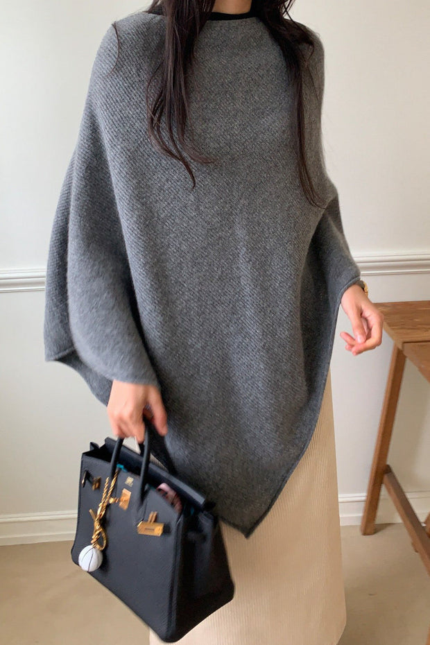 Elegant Knit Cape