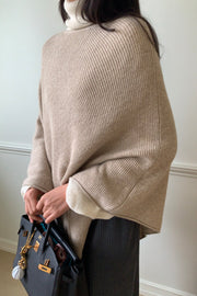 Elegant Knit Cape