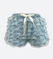 Zingj Lace Ruffled Shorts