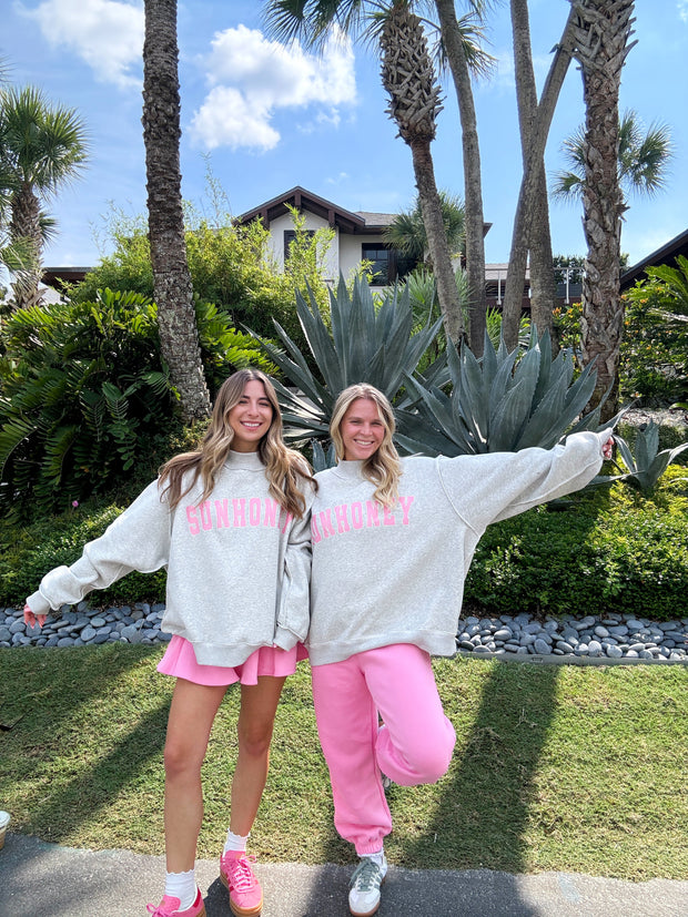 Sunhoney Signature Mockneck Sweatshirt - Grey