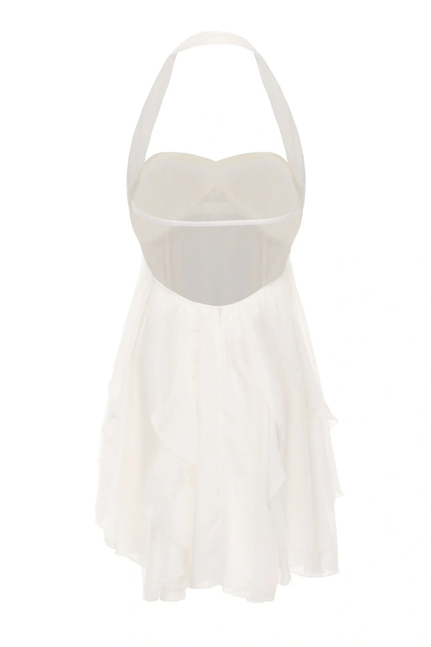 Chic A Line Sweetheart Pink Short Party Dress with Ruffles