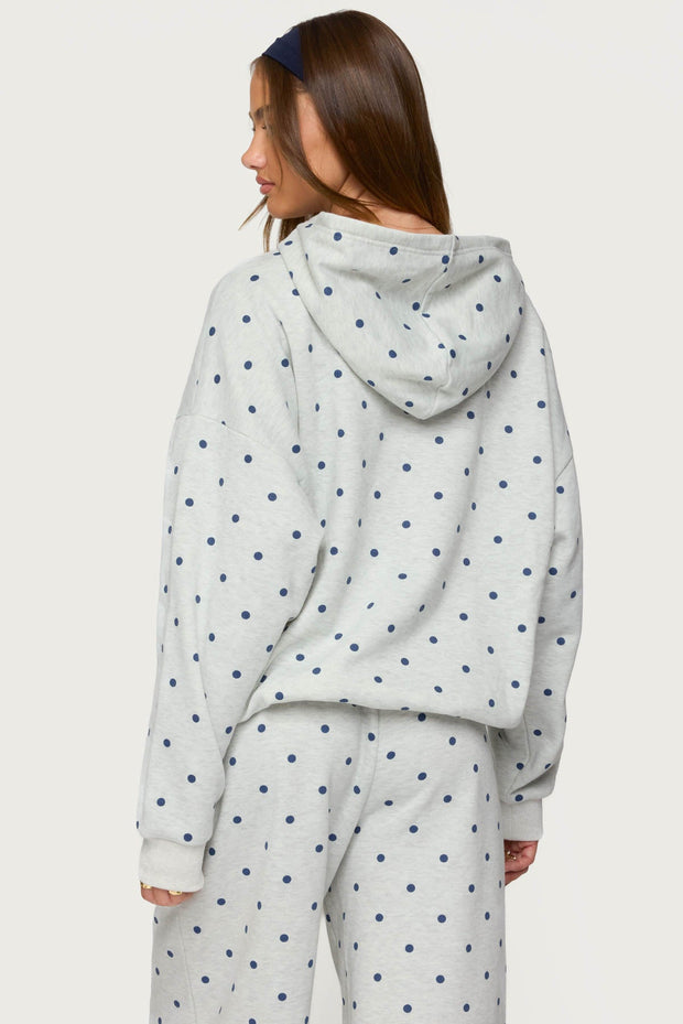 NY Babe Polka Dot Hoodie