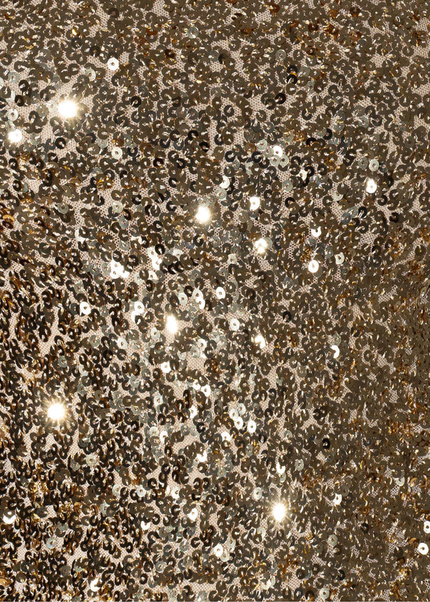 Forever Mine Cut Out Mini Dress - Gold