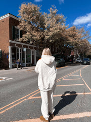 Blank Ivory Cherries All Over Hoodie