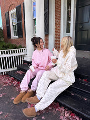 Blank Ivory Cherries All Over Hoodie