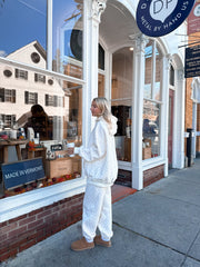 Blank Ivory Cherries All Over Hoodie