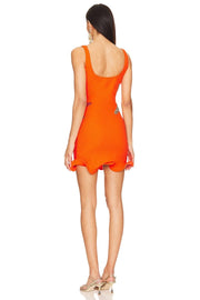 Starfish Embellishment Summer Mini Dress