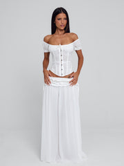 LUBELA CORSET TOP WHITE