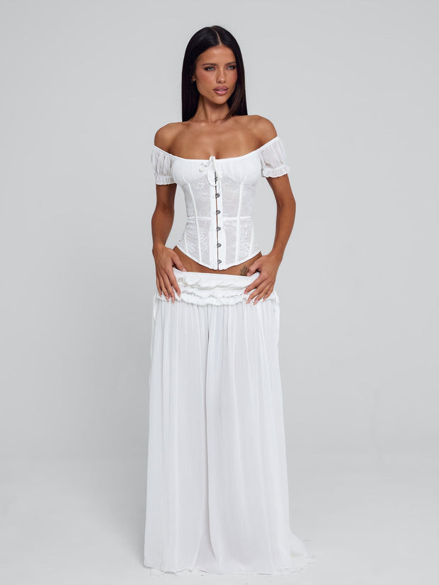 LUBELA CORSET TOP WHITE