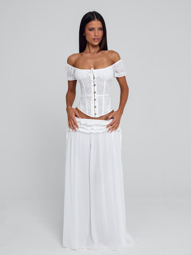 LUBELA CORSET TOP WHITE