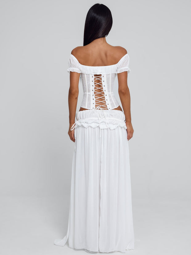 LUBELA CORSET TOP WHITE