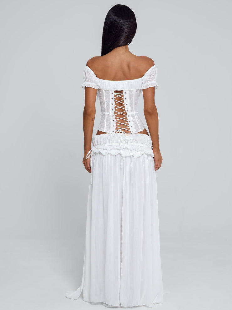 LUBELA CORSET TOP WHITE