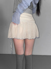 Polka Dot Mini Skirt