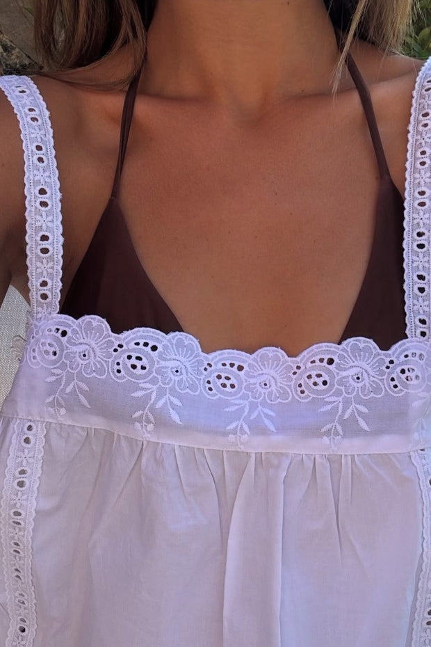 Immy Mini Dress in Ivory